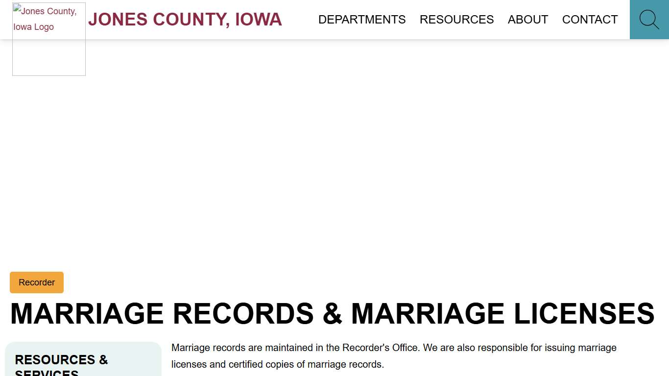 Marriage Records & Marriage Licenses in Jones County, Iowa